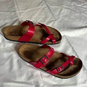 Birkenstock Mayari Birko-Flor Red size 10/41
